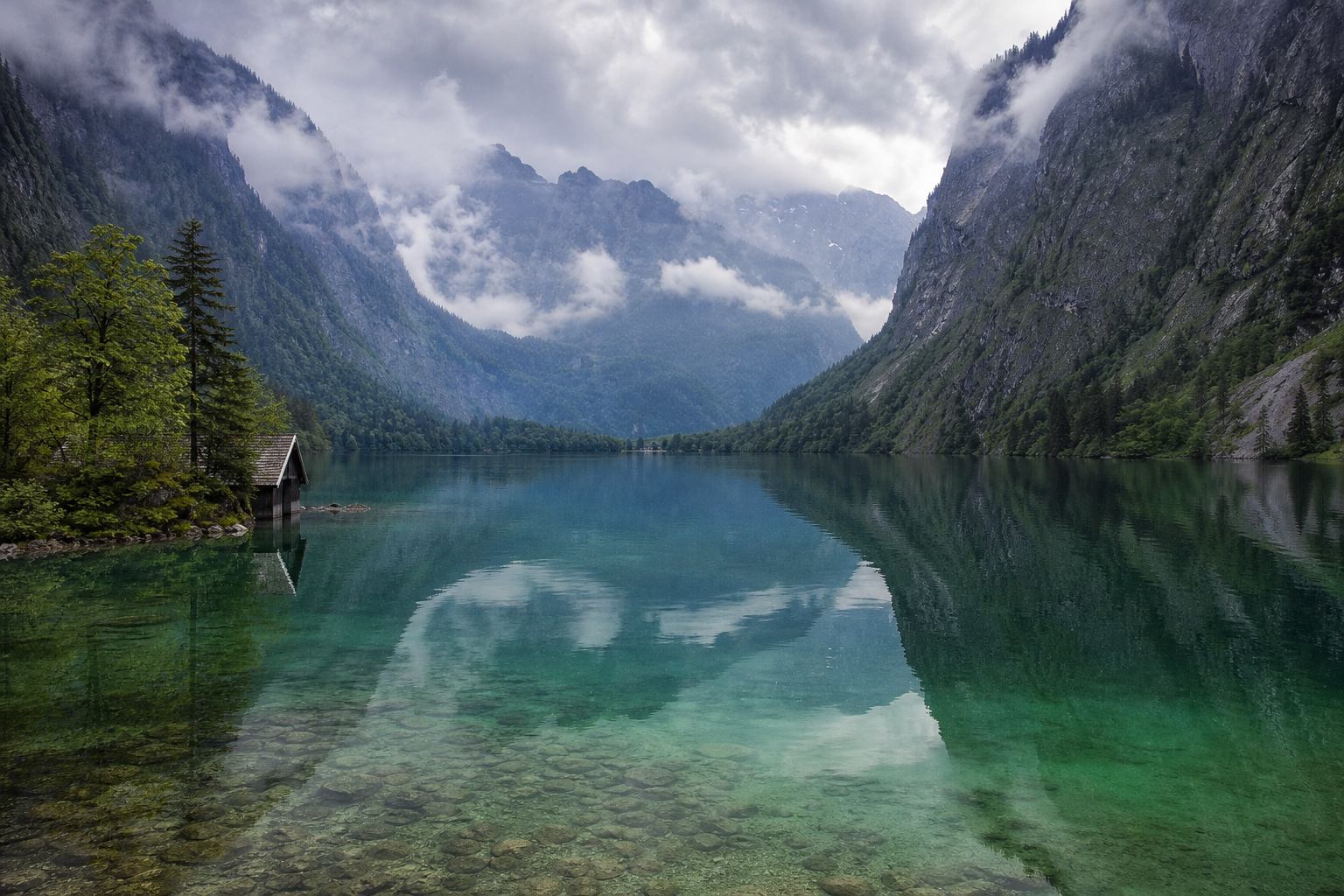 Königssee und Berchtesgadener Berglandschaft